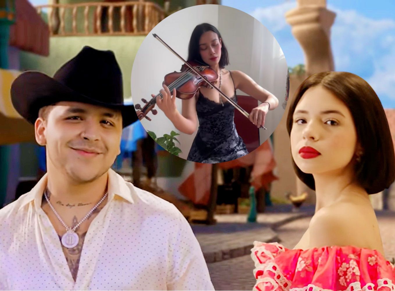 ¿Engaña Nodal a Ángela Aguilar con su violinista?