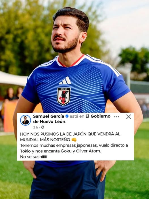 Promociona Samuel García mundial con camiseta de Japón