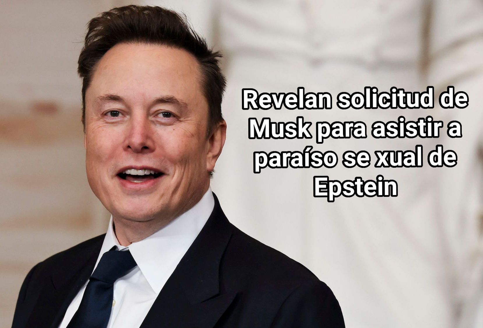 Revelan solicitud de Musk para asistir a paraíso se xual de Epstein