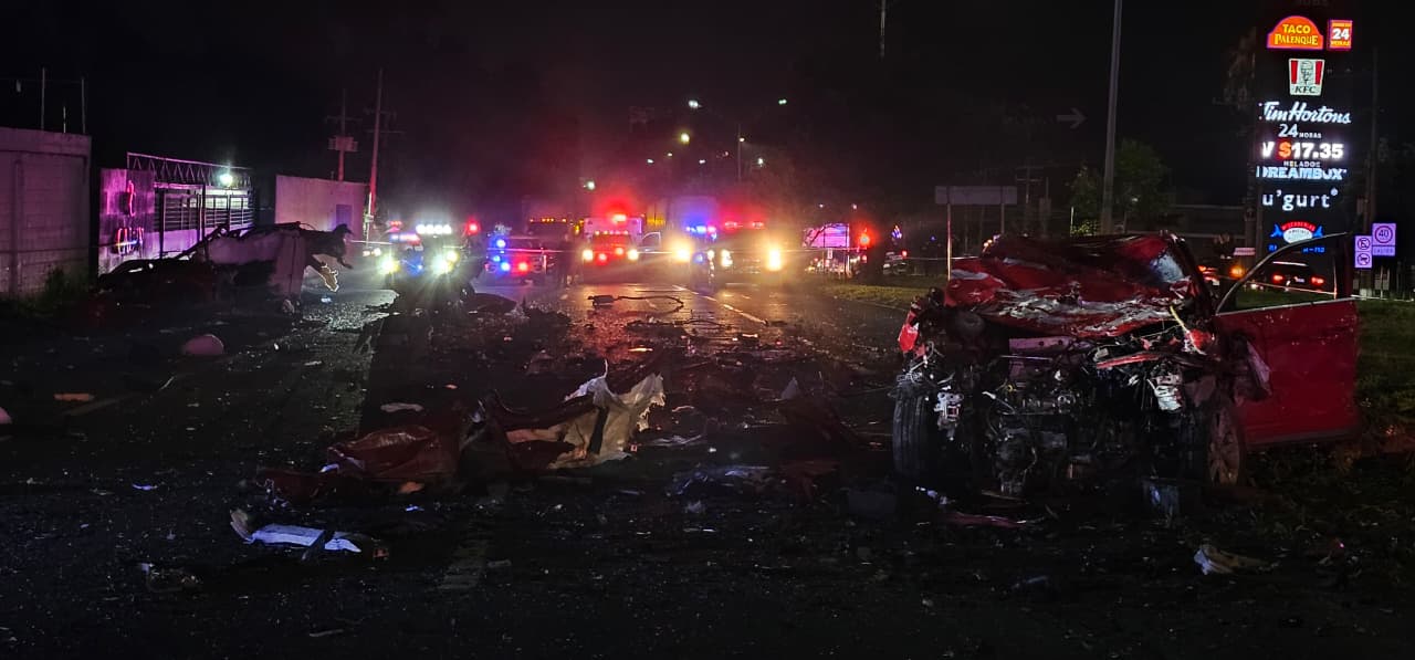 Cuatro personas pierden la vida tras presuntamente jugar carreras en la Carretera Nacional.